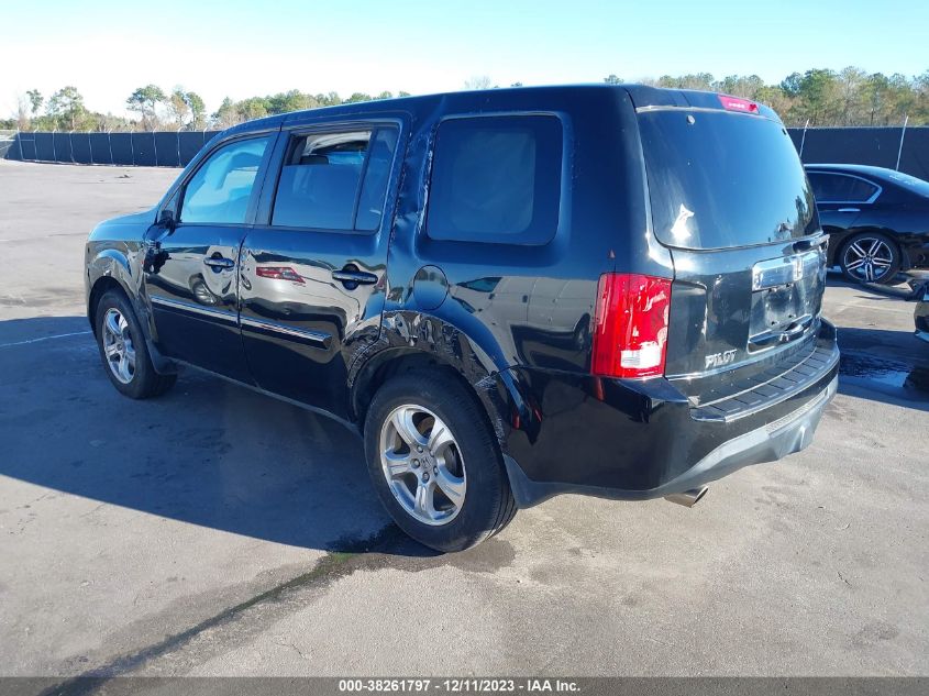 2015 Honda Pilot Ex-L VIN: 5FNYF3H66FB026673 Lot: 38261797