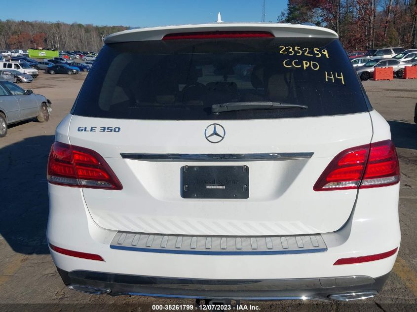 2018 Mercedes-Benz Gle 350 VIN: 4JGDA5JB2JB125207 Lot: 38261799