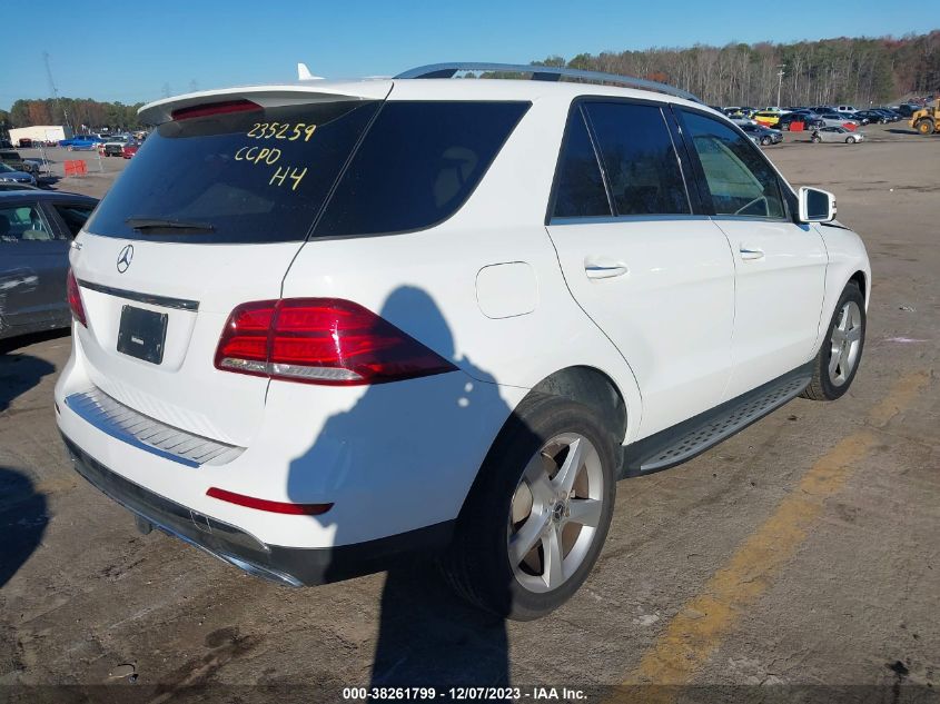 2018 Mercedes-Benz Gle 350 VIN: 4JGDA5JB2JB125207 Lot: 38261799