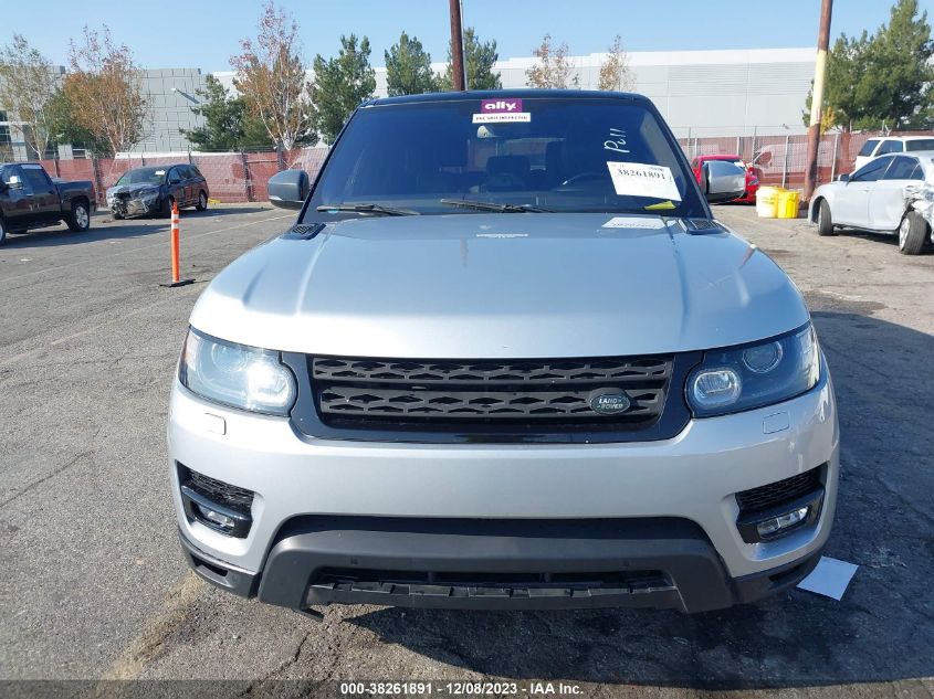 2016 Land Rover Range Rover Sport 3.0L V6 Supercharged Hse VIN: SALWR2PF9GA114355 Lot: 38261891