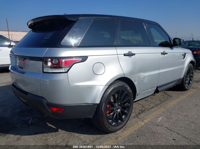 2016 Land Rover Range Rover Sport 3.0L V6 Supercharged Hse VIN: SALWR2PF9GA114355 Lot: 38261891