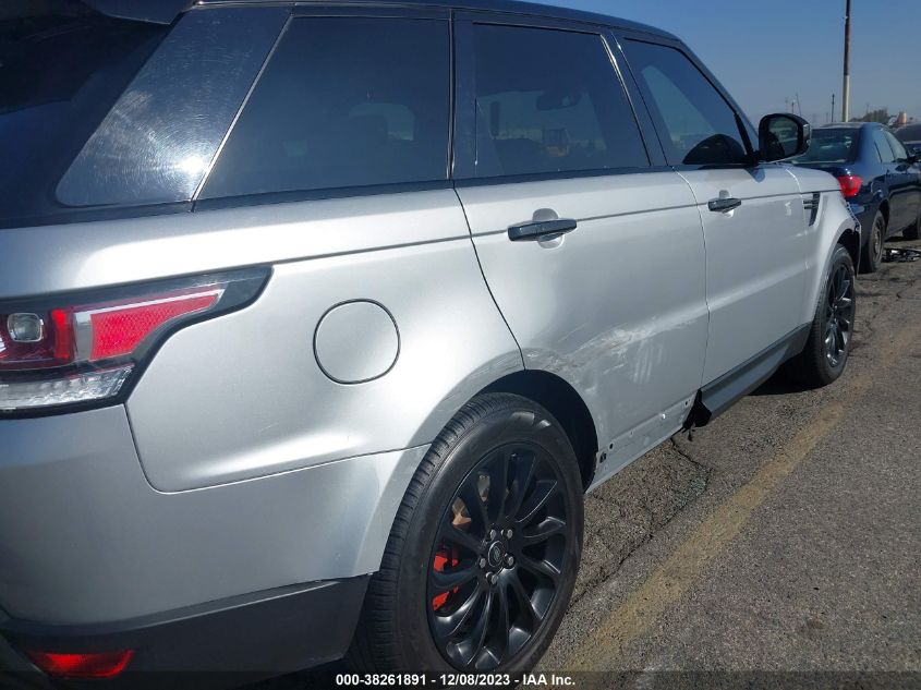 2016 Land Rover Range Rover Sport 3.0L V6 Supercharged Hse VIN: SALWR2PF9GA114355 Lot: 38261891