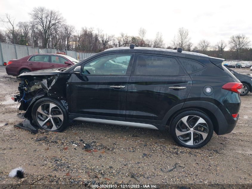 2017 Hyundai Tucson Limited VIN: KM8J3CA22HU279464 Lot: 39139766