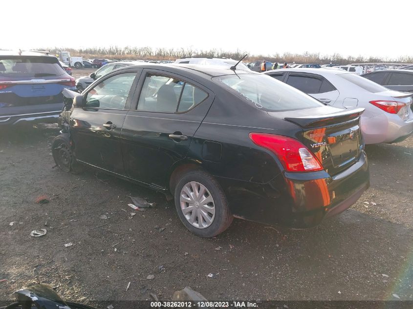 2015 Nissan Versa 1.6 S+ VIN: 3N1CN7AP9FL833250 Lot: 38262012