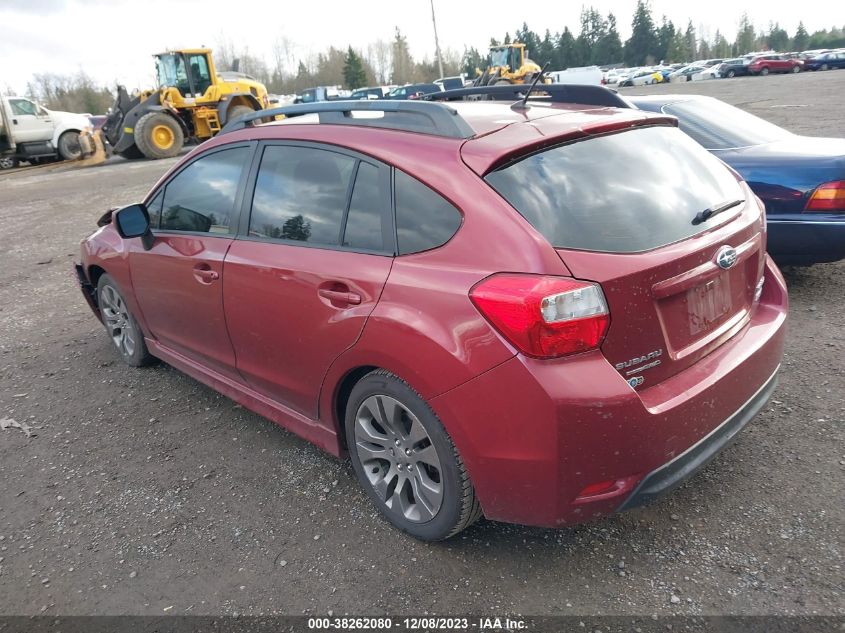 2013 Subaru Impreza 2.0I Sport Limited VIN: JF1GPAS65D2890609 Lot: 38262080