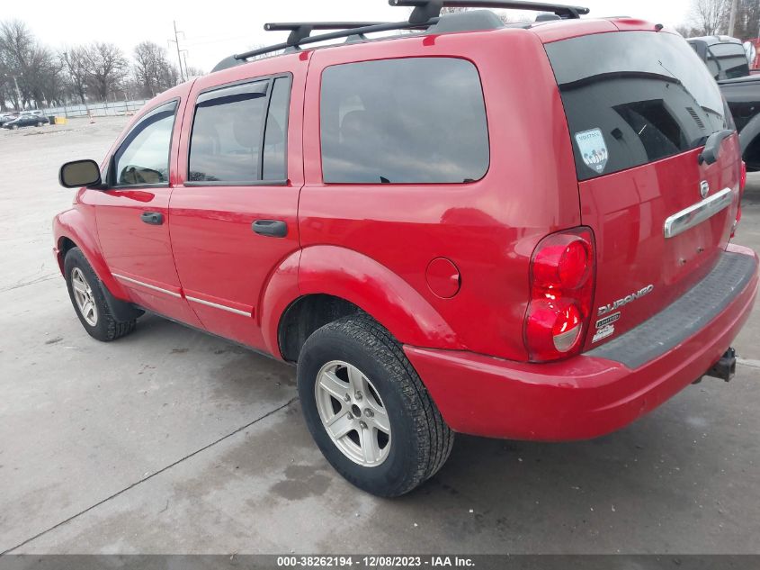 2004 Dodge Durango Limited VIN: 1D4HB58D04F241726 Lot: 38262194