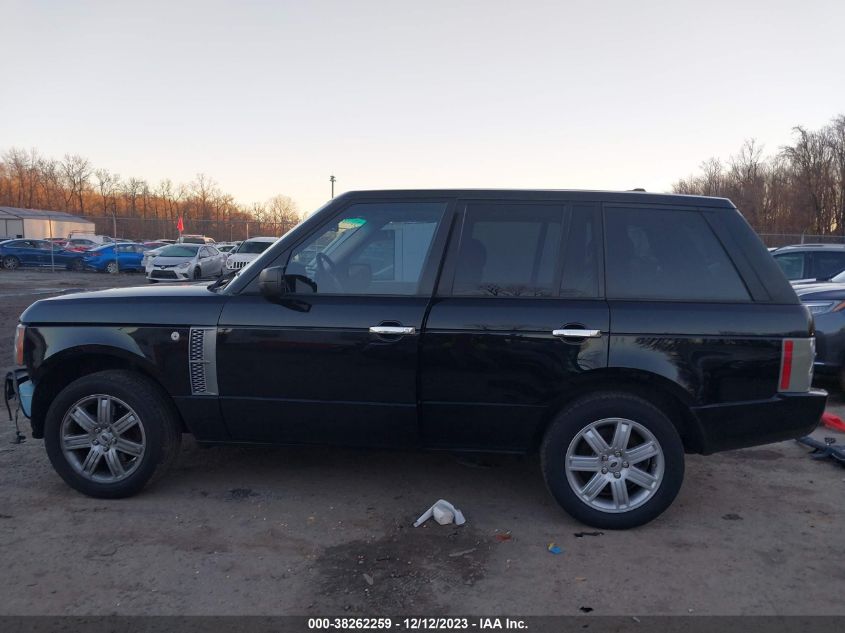 2008 Land Rover Range Rover Hse VIN: SALMF15478A282928 Lot: 38262259