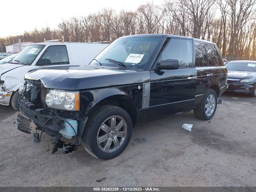 2008 Land Rover Range Rover Hse VIN: SALMF15478A282928 Lot: 38262259