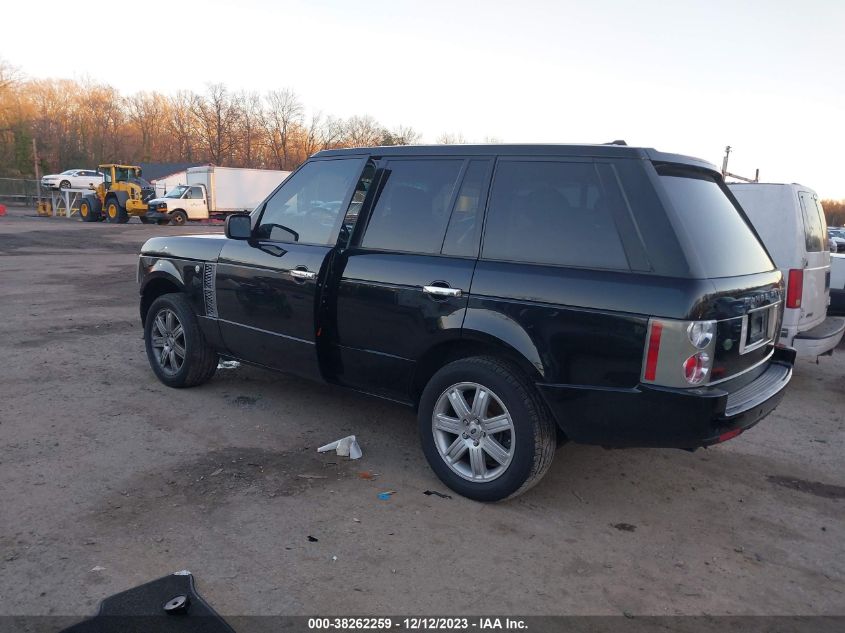 2008 Land Rover Range Rover Hse VIN: SALMF15478A282928 Lot: 38262259