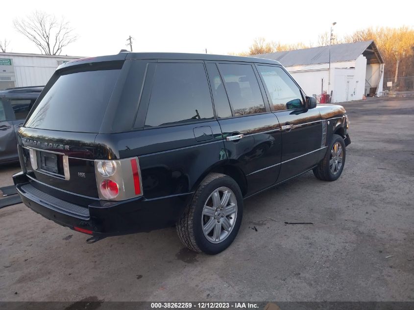 2008 Land Rover Range Rover Hse VIN: SALMF15478A282928 Lot: 38262259