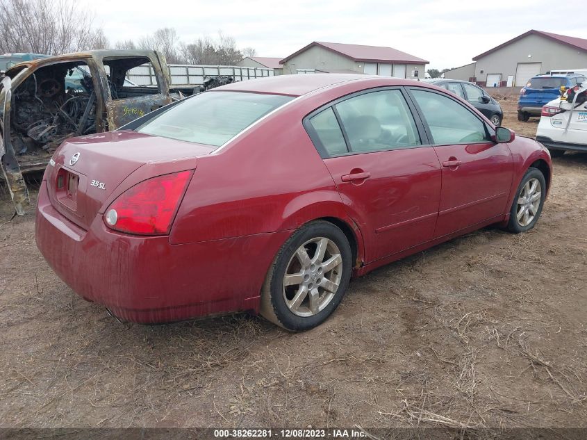 2004 Nissan Maxima 3.5 Sl VIN: 1N4BA41E14C861351 Lot: 38262281