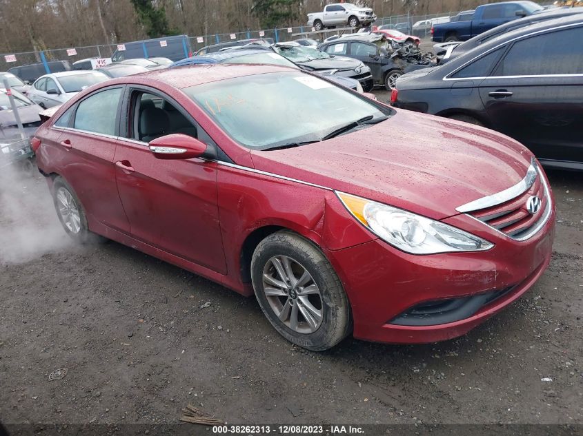 2014 Hyundai Sonata Gls VIN: 5NPEB4AC9EH947368 Lot: 38262313