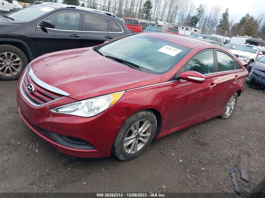 2014 Hyundai Sonata Gls VIN: 5NPEB4AC9EH947368 Lot: 38262313