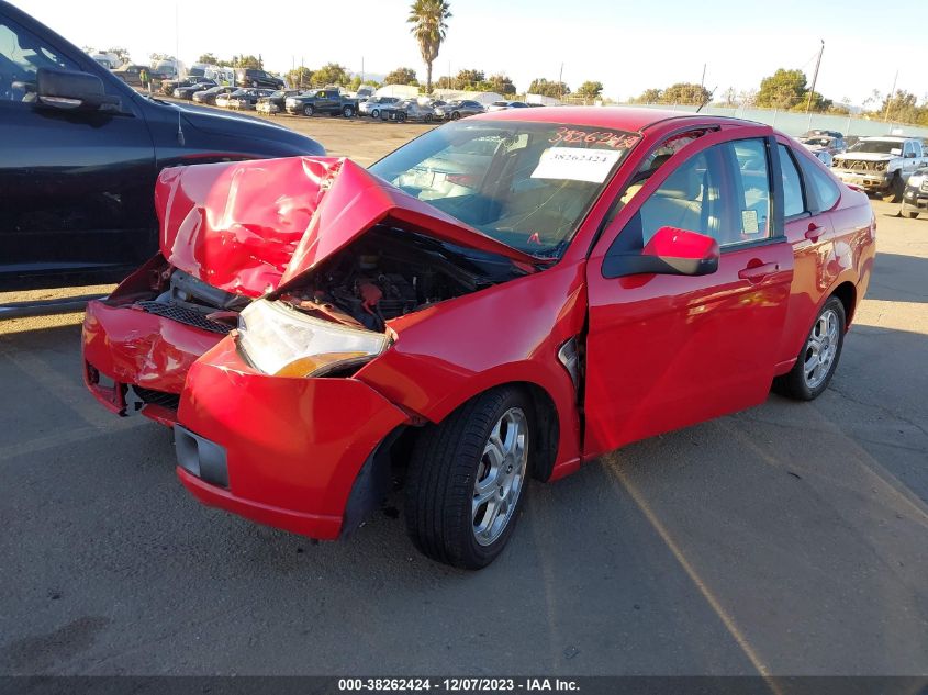 2008 Ford Focus Se/Ses VIN: 1FAHP35N58W216915 Lot: 38262424