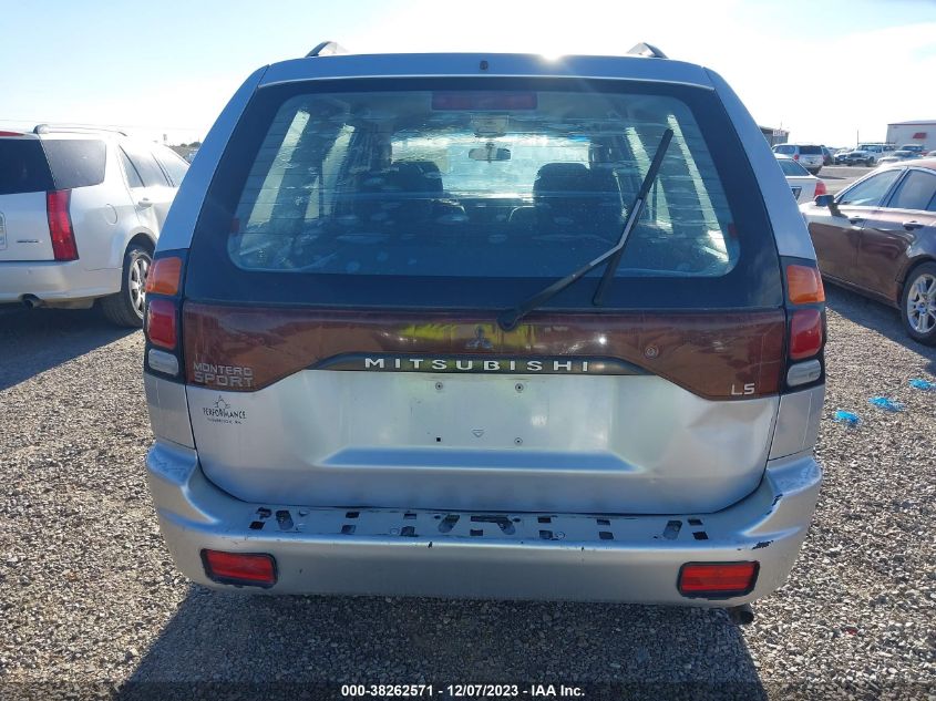 2004 Mitsubishi Montero Sport Ls VIN: JA4LS21R84J006039 Lot: 38262571