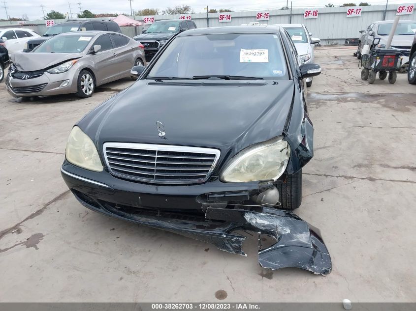 2004 Mercedes-Benz S-Class 4.3L VIN: WDBNG70J94A416047 Lot: 38262703