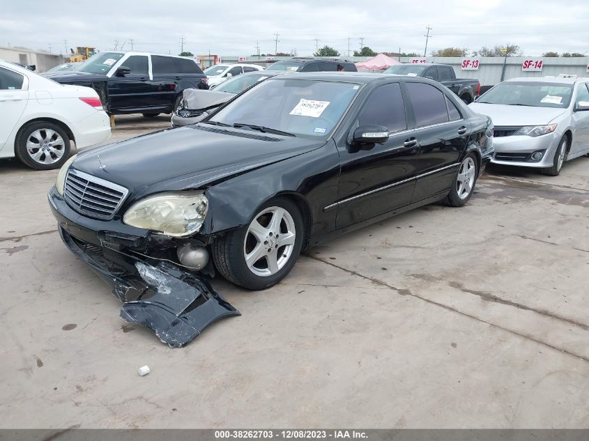 2004 Mercedes-Benz S-Class 4.3L VIN: WDBNG70J94A416047 Lot: 38262703