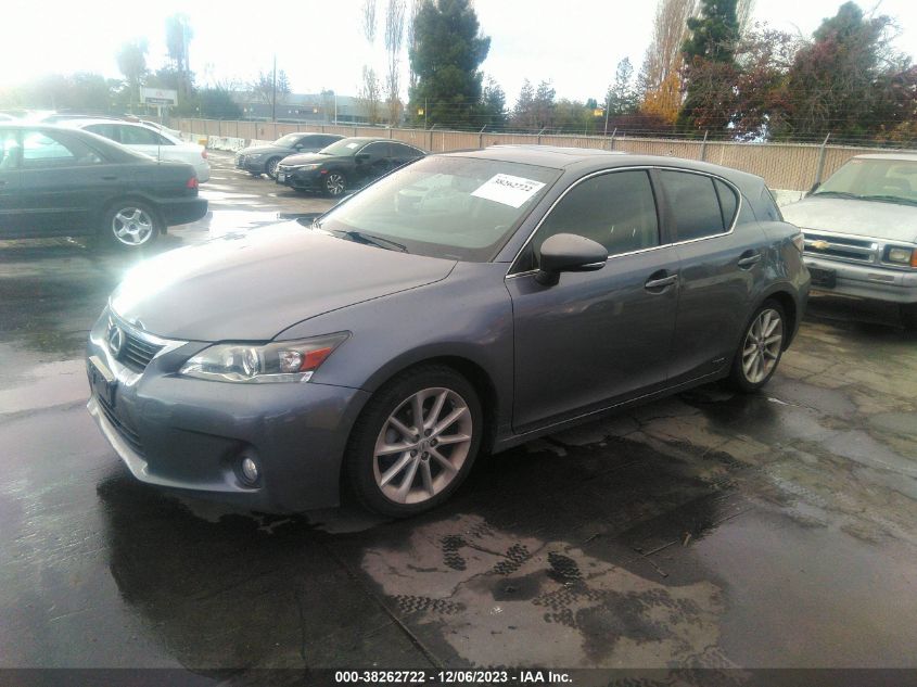 2012 Lexus Ct 200H Premium VIN: JTHKD5BH2C2120922 Lot: 38262722