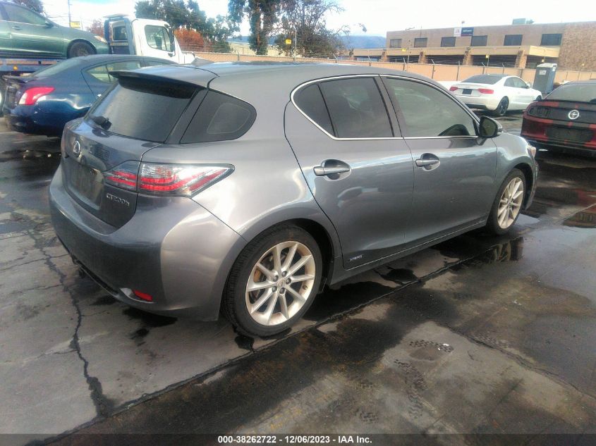 2012 Lexus Ct 200H Premium VIN: JTHKD5BH2C2120922 Lot: 38262722