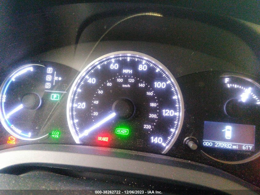 2012 Lexus Ct 200H Premium VIN: JTHKD5BH2C2120922 Lot: 38262722