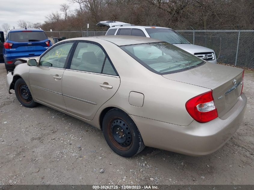 2004 Toyota Camry Xle VIN: 4T1BE30K24U877306 Lot: 38262725