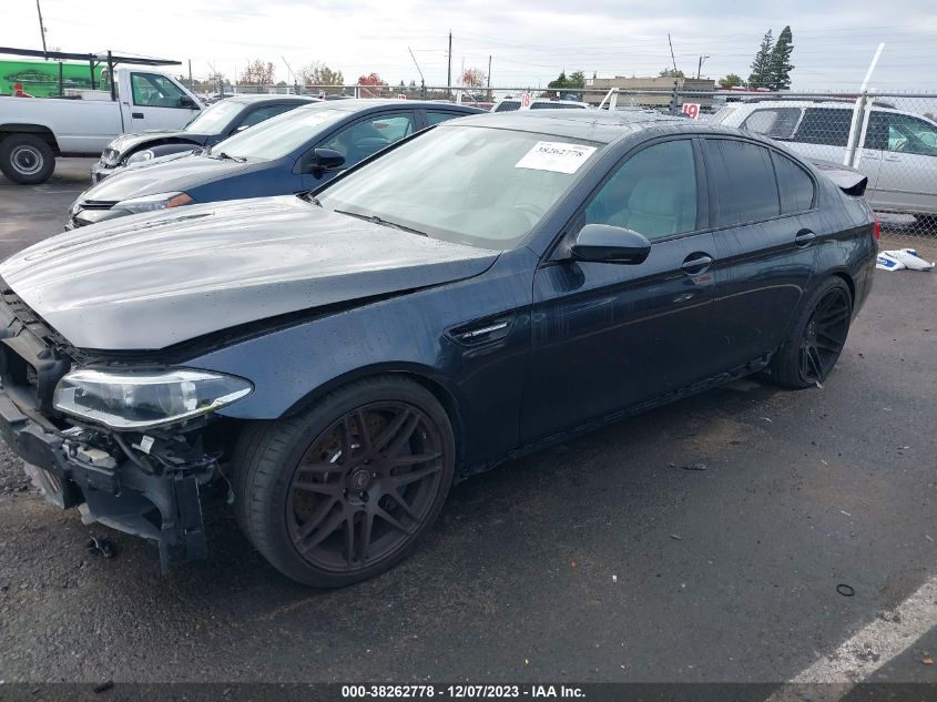 2014 BMW M5 Base (Dct) VIN: WBSFV9C51ED593609 Lot: 38262778