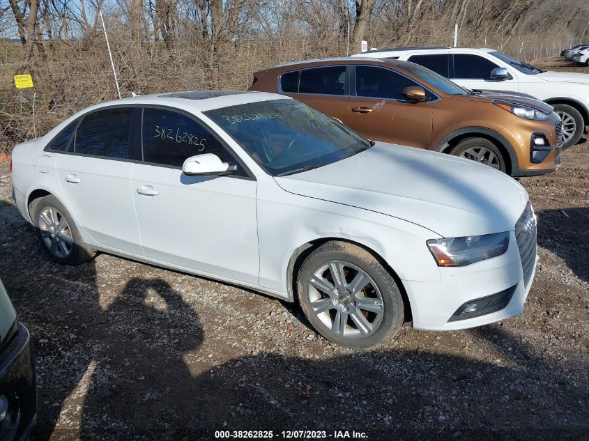 2014 Audi A4 2.0T Premium VIN: WAUBFAFL8EN008403 Lot: 38262825