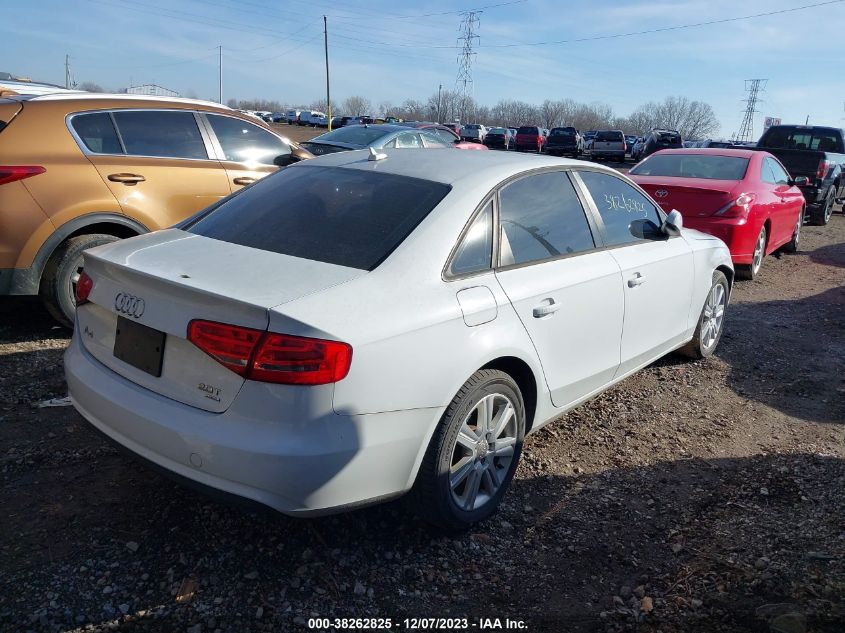 2014 Audi A4 2.0T Premium VIN: WAUBFAFL8EN008403 Lot: 38262825