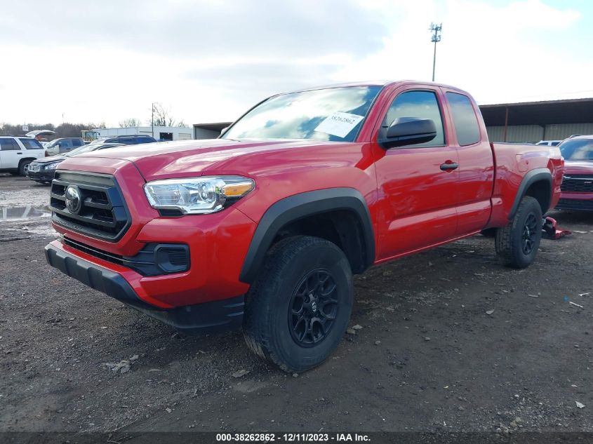 2021 Toyota Tacoma Sr V6 VIN: 3TYSZ5AN3MT045866 Lot: 38262862