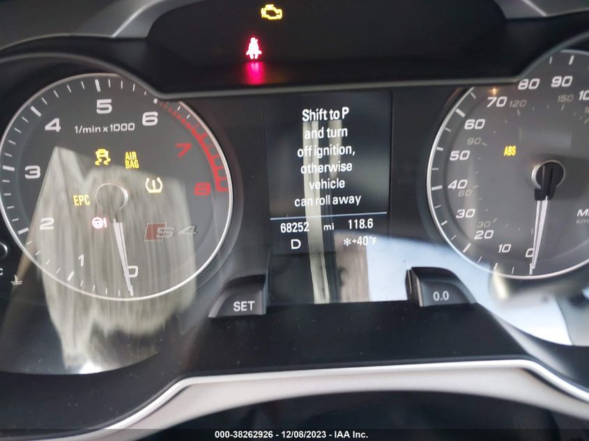 2016 Audi S4 3.0T Premium Plus VIN: WAUBGAFL2GA012602 Lot: 38262926