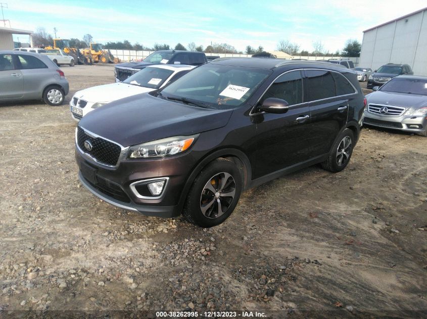 5XYPH4A54GG050736 2016 Kia Sorento 3.3L Ex