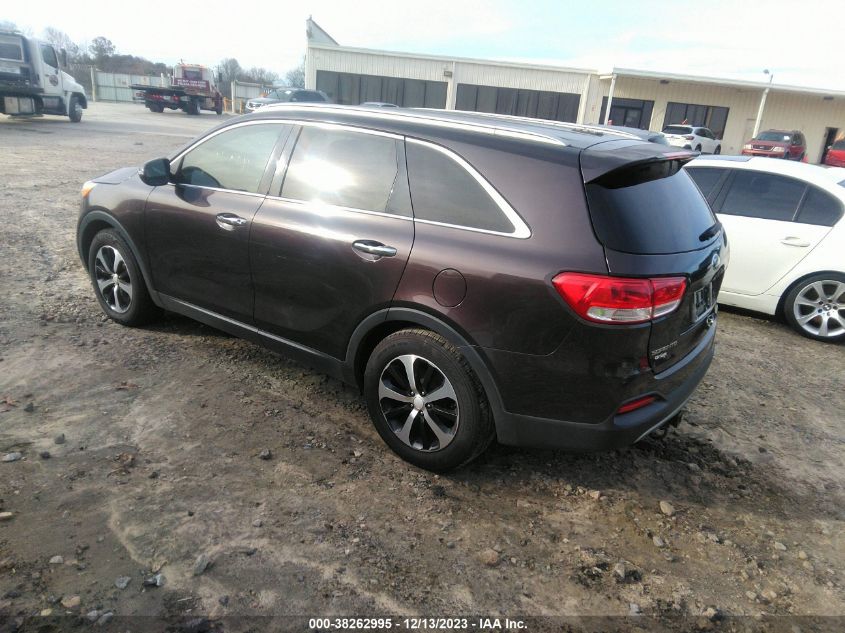 5XYPH4A54GG050736 2016 Kia Sorento 3.3L Ex