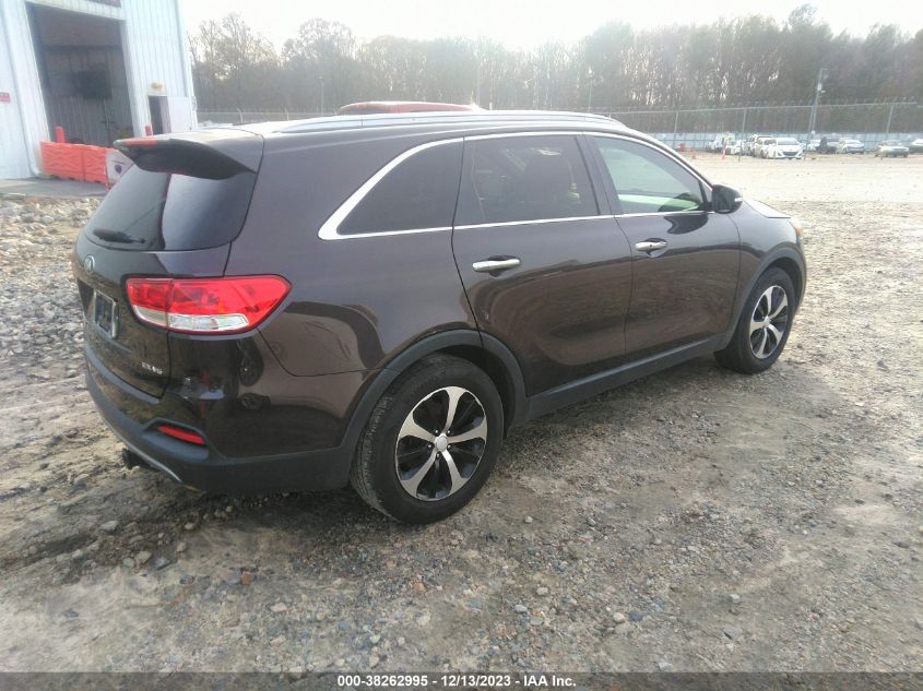 2016 Kia Sorento 3.3L Ex VIN: 5XYPH4A54GG050736 Lot: 38262995