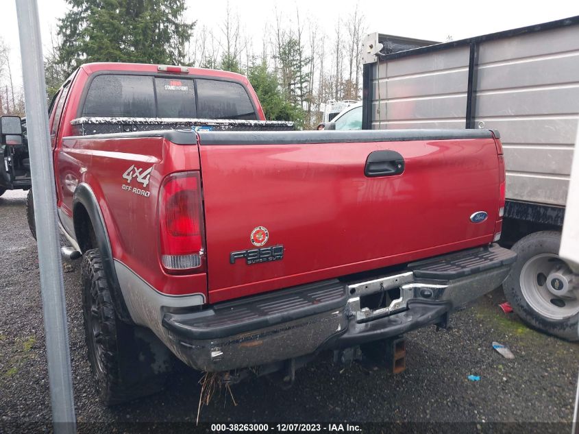 2003 Ford Super Duty F-350 Srw Xlt/Lariat/King Ranch/Xl VIN: 1FTSW31P03EC26163 Lot: 38263000