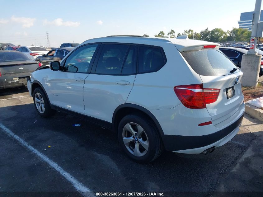 2011 BMW X3 xDrive28I VIN: 5UXWX5C58BL713870 Lot: 38263061