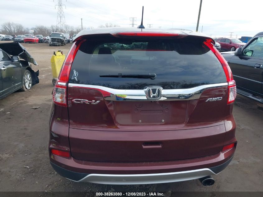 2015 Honda Cr-V Ex-L VIN: 2HKRM4H77FH660794 Lot: 38263080