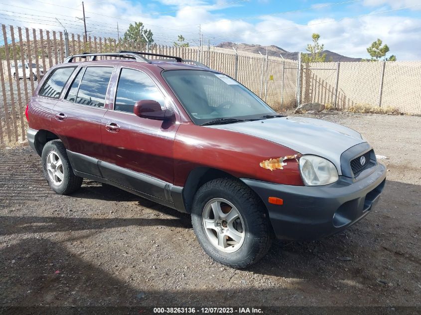 2001 Hyundai Santa Fe 2.7L V6 Gls VIN: KM8SC83D11U133398 Lot: 38263136