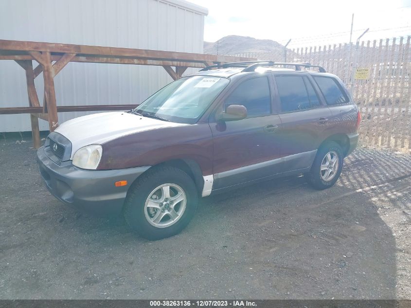 2001 Hyundai Santa Fe 2.7L V6 Gls VIN: KM8SC83D11U133398 Lot: 38263136