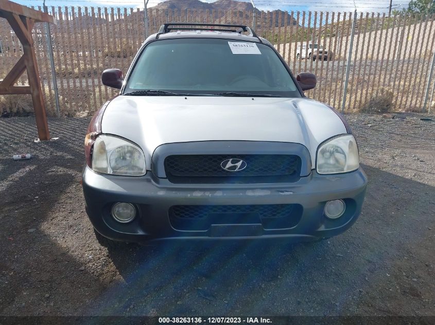 2001 Hyundai Santa Fe 2.7L V6 Gls VIN: KM8SC83D11U133398 Lot: 38263136