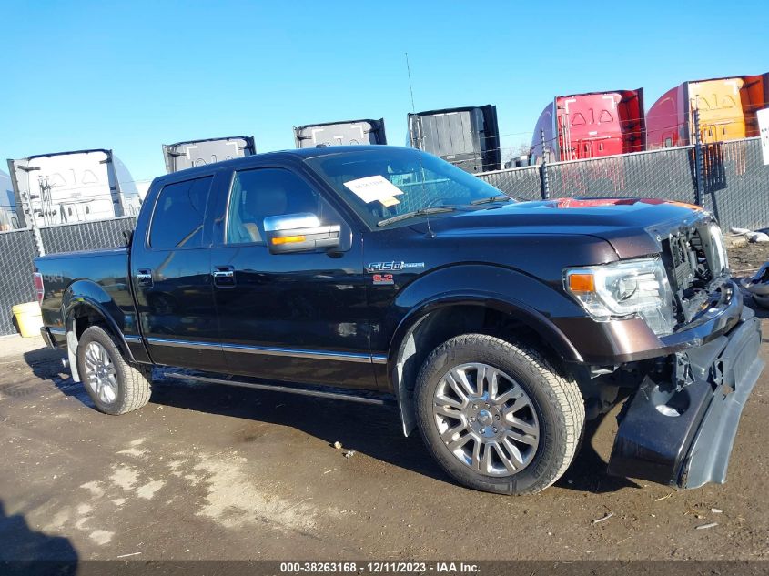 1FTFW1E69DFB44693 2013 Ford F-150 Platinum