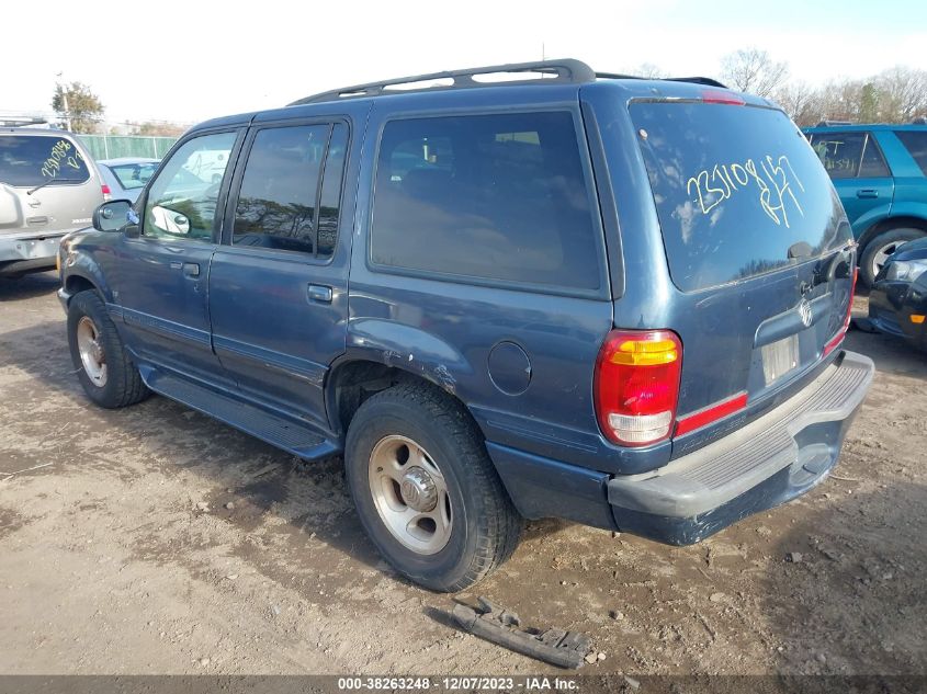 2000 Mercury Mountaineer VIN: 4M2DU86P4YUJ35229 Lot: 38263248