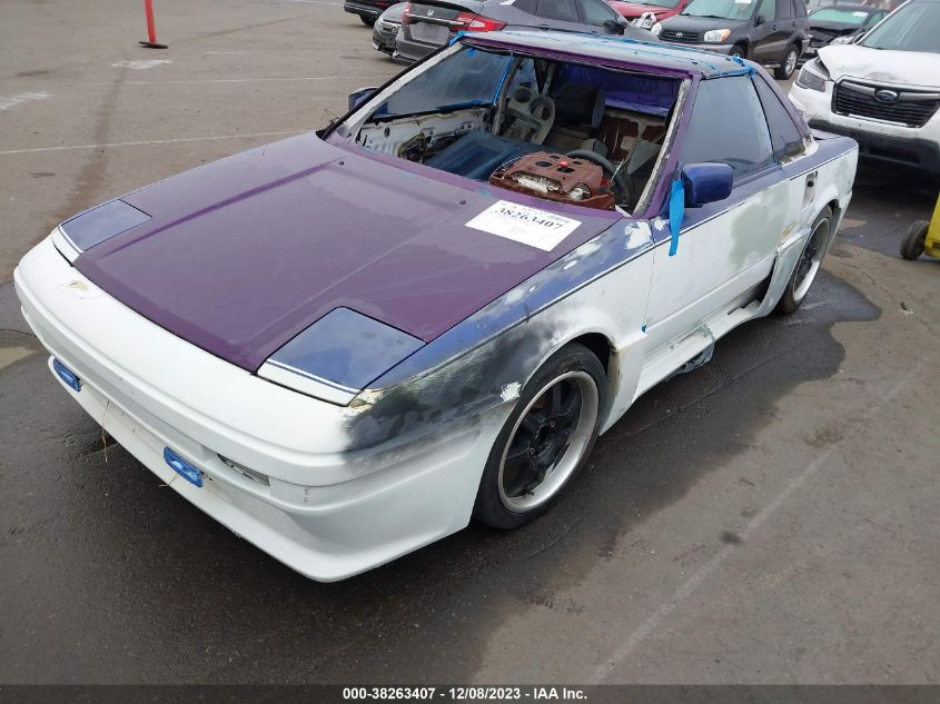 1987 Toyota Mr2 T-Bar VIN: JT2AW15J6H0113143 Lot: 38263407