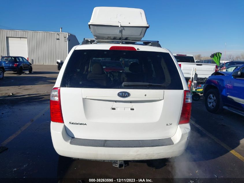 2009 Kia Sedona Lx VIN: KNDMB233396286854 Lot: 38263595