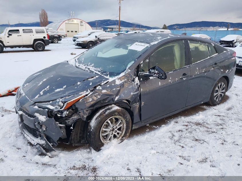 2022 Toyota Prius Le Awd-E VIN: JTDL9MFU1N3038010 Lot: 38263605