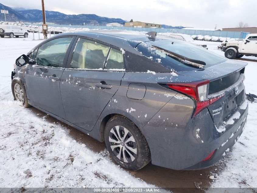 2022 Toyota Prius Le Awd-E VIN: JTDL9MFU1N3038010 Lot: 38263605