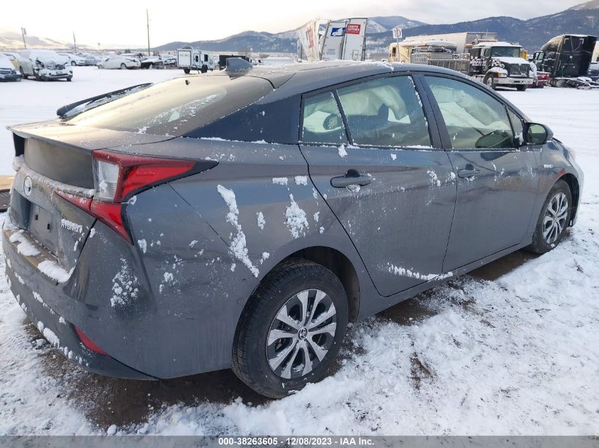 2022 Toyota Prius Le Awd-E VIN: JTDL9MFU1N3038010 Lot: 38263605