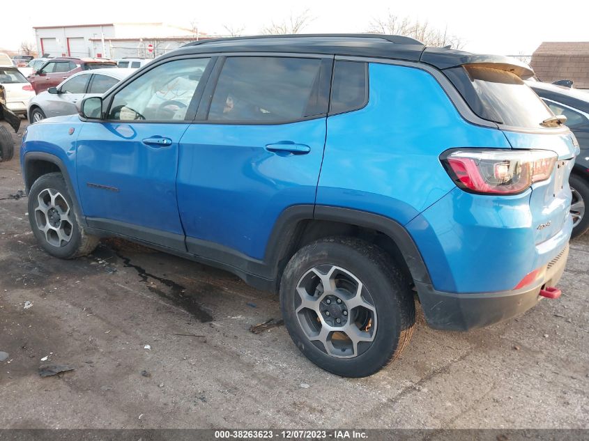 2022 Jeep Compass Trailhawk 4X4 VIN: 3C4NJDDB3NT133920 Lot: 38263623