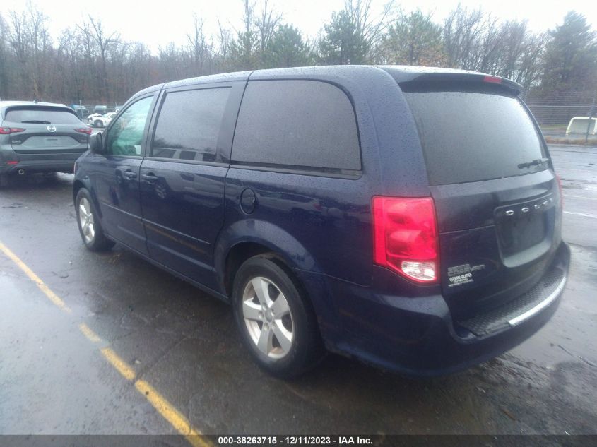 2013 Dodge Grand Caravan Se VIN: 2C4RDGBG9DR563610 Lot: 38263715