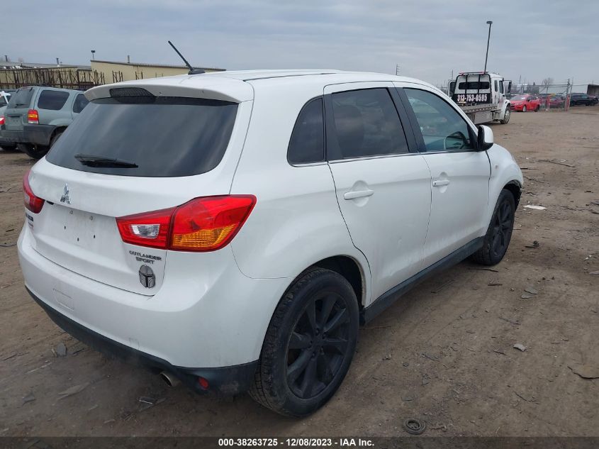 2014 Mitsubishi Outlander Sport Se VIN: 4A4AR4AU5EE021321 Lot: 38263725