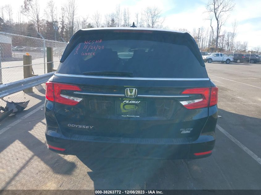2022 Honda Odyssey Elite VIN: 5FNRL6H93NB066586 Lot: 38263772